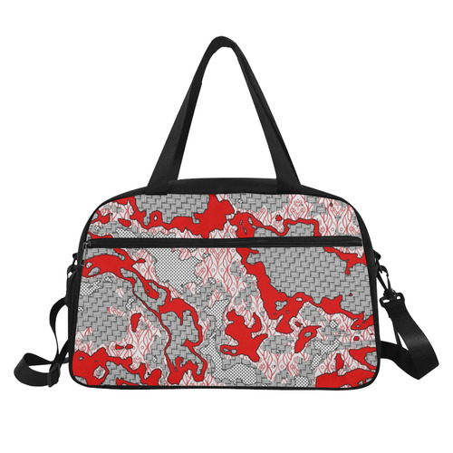 Unique abstract pattern mix 2A by FeelGood Fitness Handbag (Model 1671)