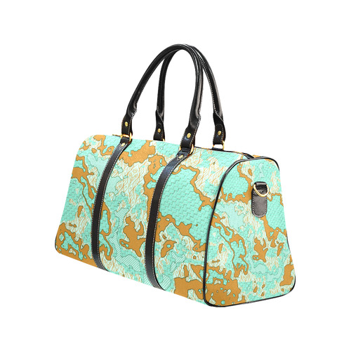 Unique abstract pattern mix 2F by FeelGood New Waterproof Travel Bag/Large (Model 1639)