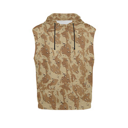 Desert Camouflage Pattern All Over Print Sleeveless Hoodie for Men (Model H15)