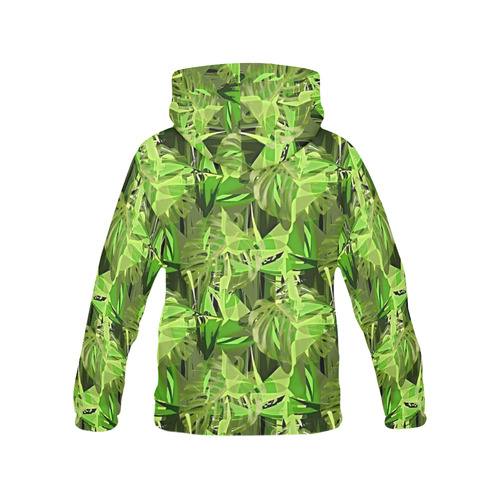 Tropical Jungle Leaves Camouflage All Over Print Hoodie for Men (USA Size) (Model H13)