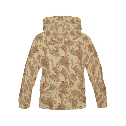 Desert Camouflage Pattern All Over Print Hoodie for Men/Large Size (USA Size) (Model H13)