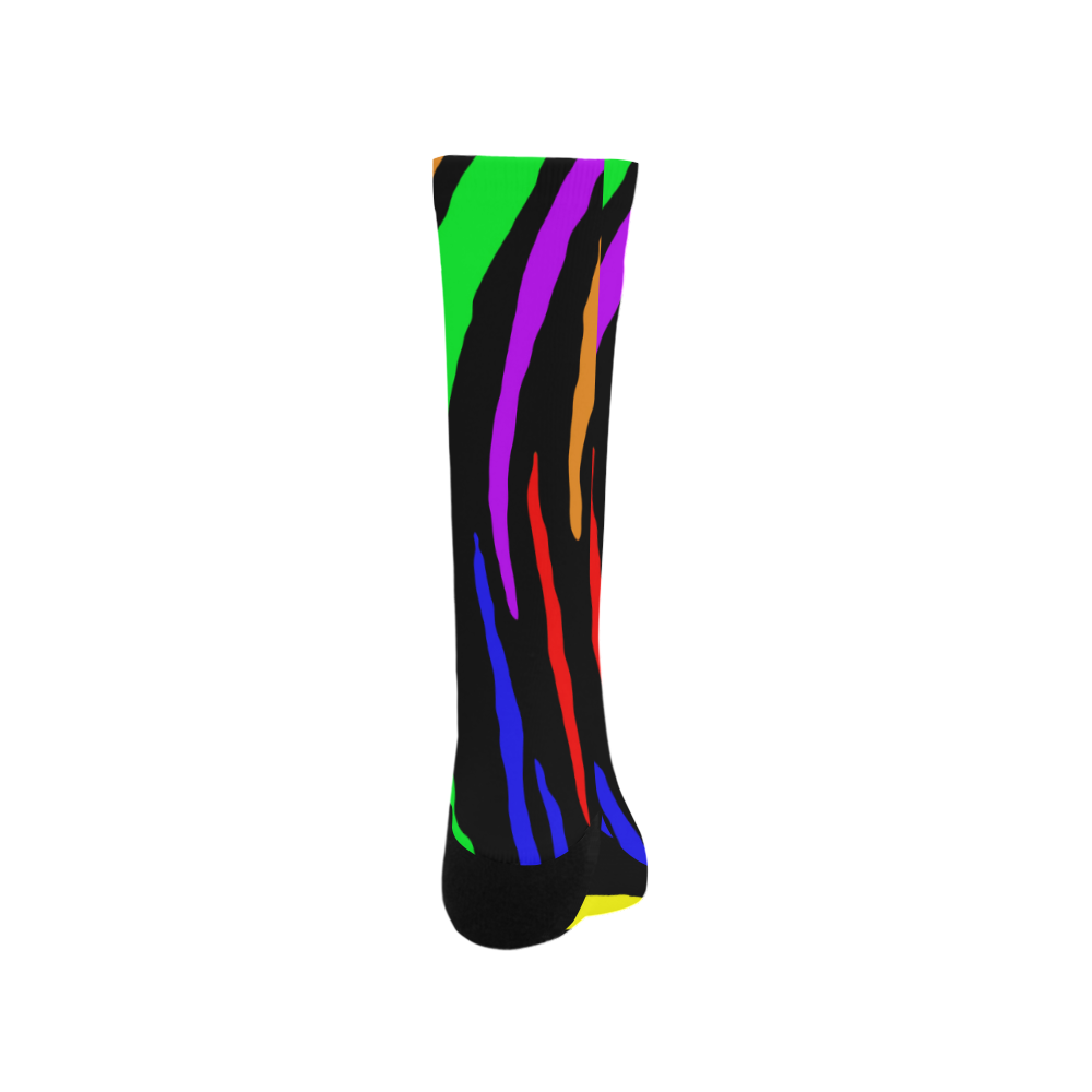 Rainbow Tiger Stripes Trouser Socks
