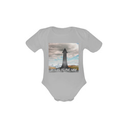 picture of road pointing to heaven shortsleve onesie Baby Powder Organic Short Sleeve One Piece (Model T28)