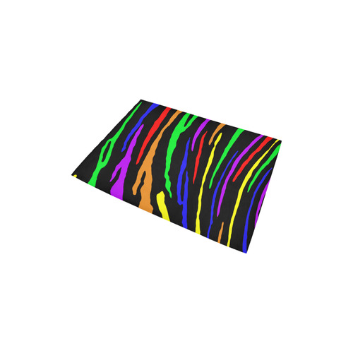 Rainbow Tiger Stripes Area Rug 2'7"x 1'8‘’