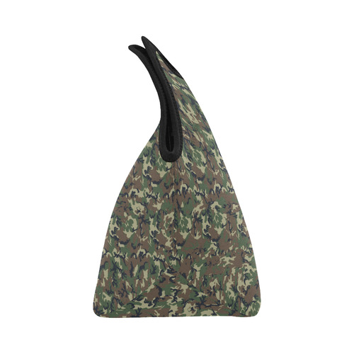 Forest Camouflage Pattern Neoprene Lunch Bag/Small (Model 1669)