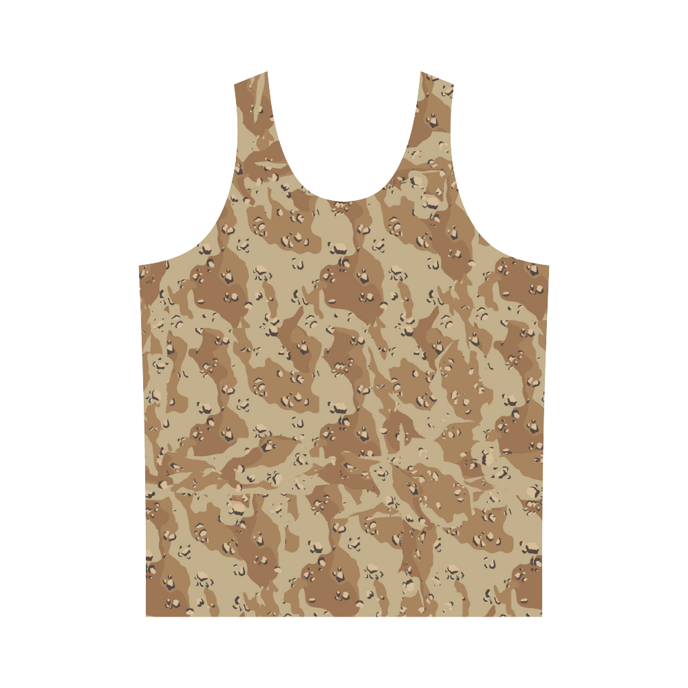 Desert Camouflage Pattern All Over Print Tank Top for Men (Model T43)