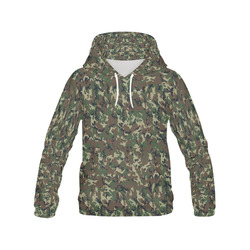 Forest Camouflage Pattern All Over Print Hoodie for Men (USA Size) (Model H13)