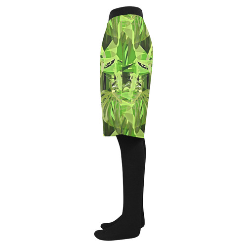 Tropical Jungle Leaves Camouflage Men's Swim Trunk (Model L21)