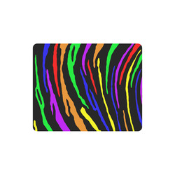 Rainbow Tiger Stripes Rectangle Mousepad