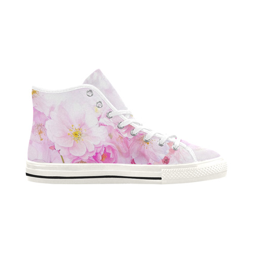 Delicate floral 418 by JamColors Vancouver H Women's Canvas Shoes (1013-1)