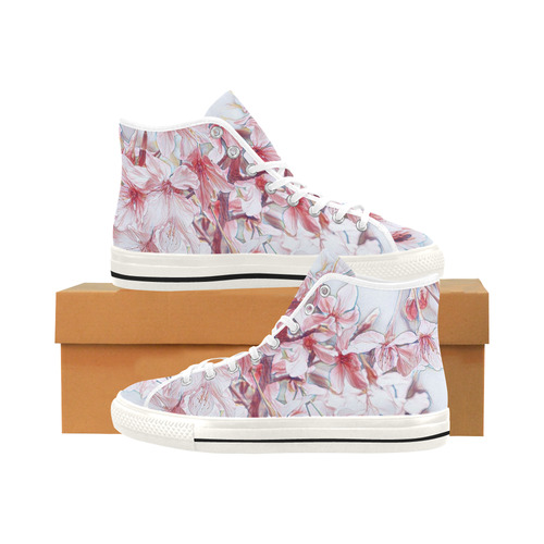 Delicate floral 118 by JamColors Vancouver H Women's Canvas Shoes (1013-1)