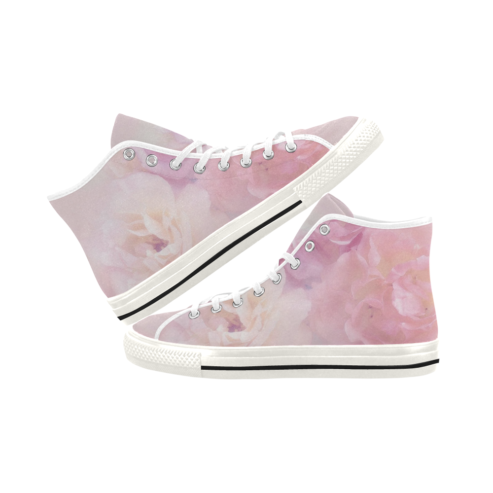 Delicate floral 218 by JamColors Vancouver H Women's Canvas Shoes (1013-1)