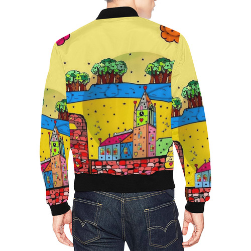 Immekath Popart by Nico Bielow All Over Print Bomber Jacket for Men (Model H19)