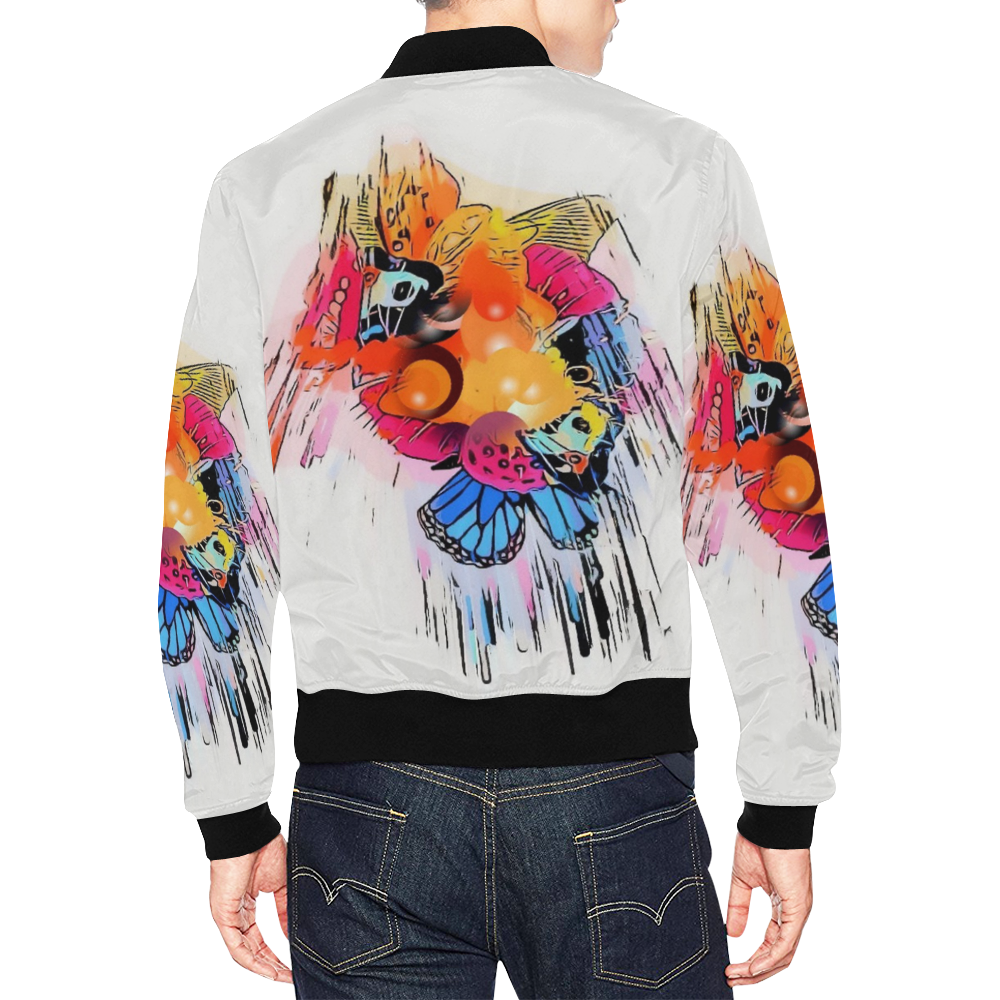 Style Popart by Nico Bielow All Over Print Bomber Jacket for Men (Model H19)