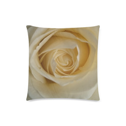 Soft Rose cushion Custom Zippered Pillow Case 18"x18"(Twin Sides)