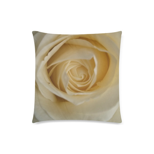 Soft Rose cushion Custom Zippered Pillow Case 18"x18"(Twin Sides)