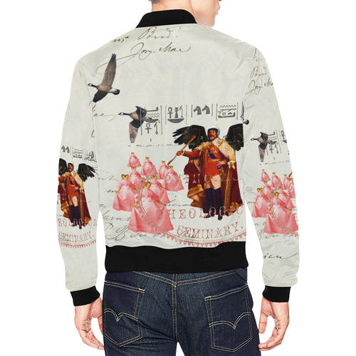 THE KING OF THE FIELD III All Over Print Bomber Jacket for Men (Model H19)