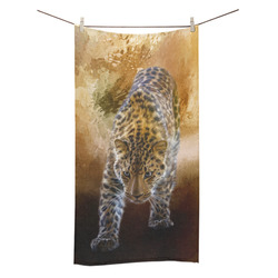 A fantastic painted russian amur leopard Bath Towel 30"x56"
