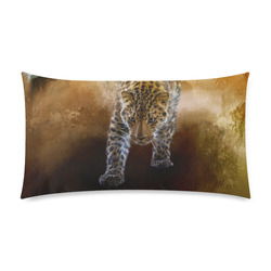 A fantastic painted russian amur leopard Custom Rectangle Pillow Case 20"x36" (one side)
