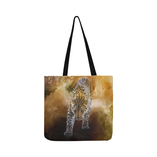 A fantastic painted russian amur leopard Reusable Shopping Bag Model 1660 (Two sides)