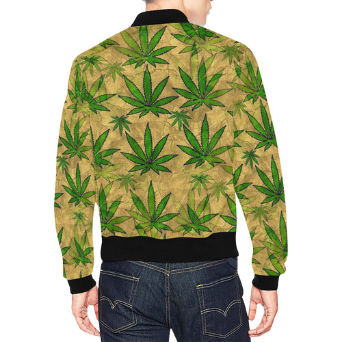 Weeds by Popart Lover All Over Print Bomber Jacket for Men (Model H19)