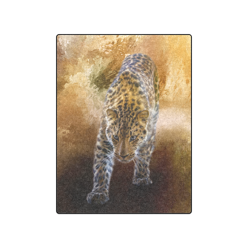 A fantastic painted russian amur leopard Blanket 50"x60"