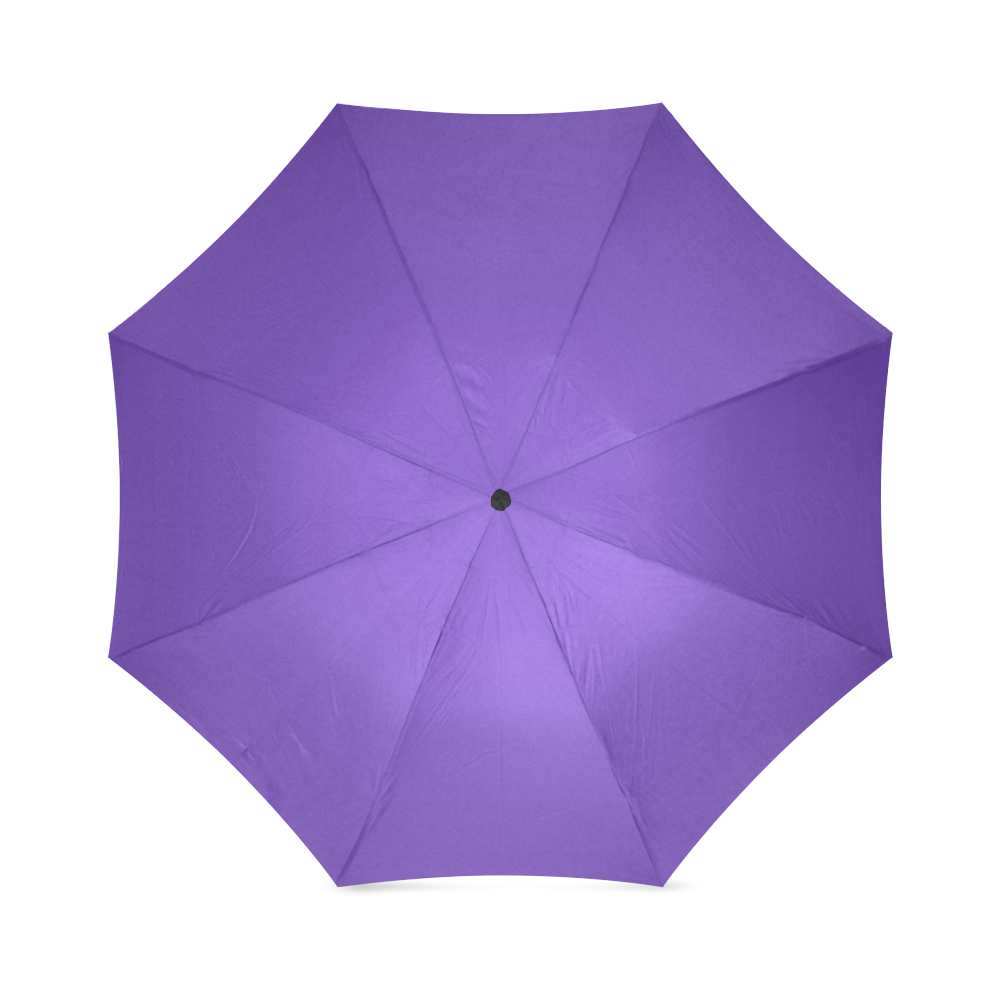 basic purple solid color Foldable Umbrella (Model U01)