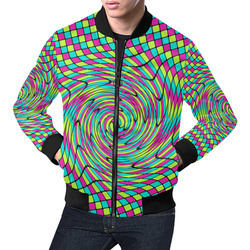 Twister by Popart Lover All Over Print Bomber Jacket for Men (Model H19)