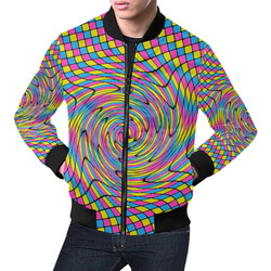 Twister by Popart Lover All Over Print Bomber Jacket for Men (Model H19)