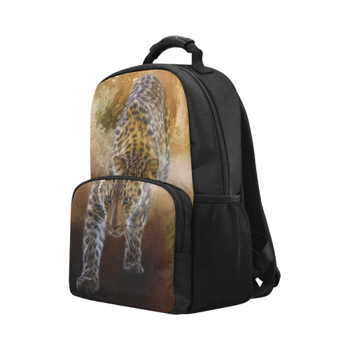 A fantastic painted russian amur leopard Unisex Laptop Backpack (Model 1663)