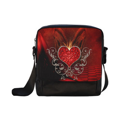 Wonderful heart with wings Crossbody Nylon Bags (Model 1633)