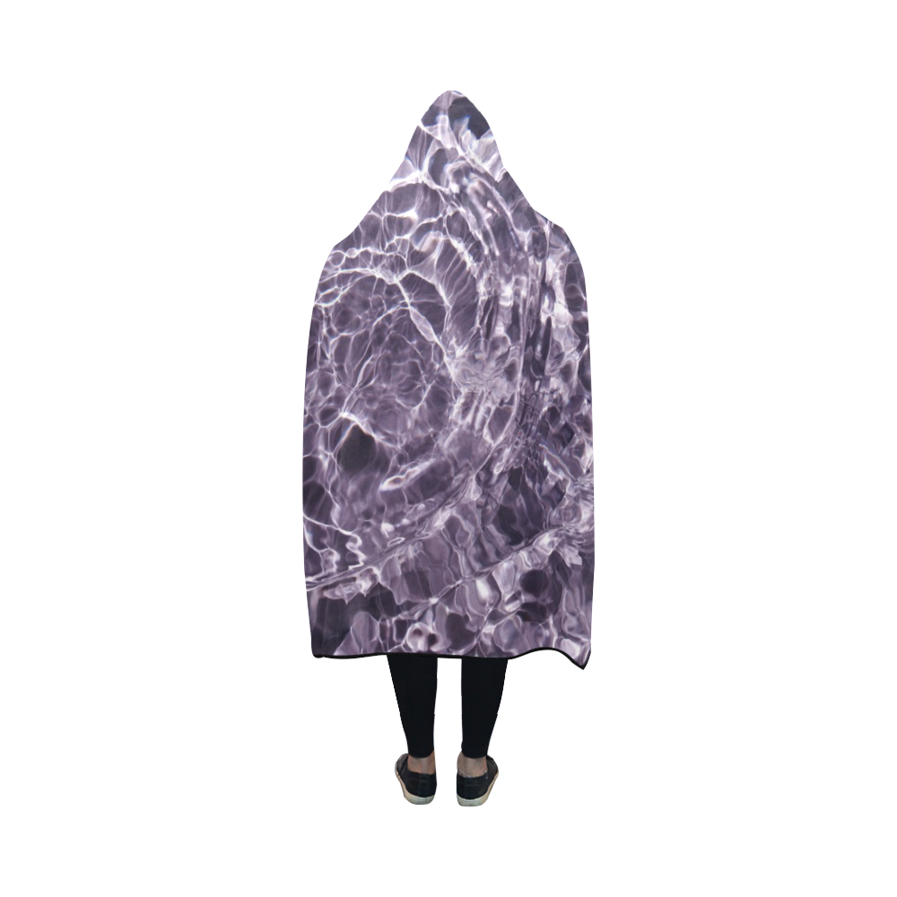 Violaceous soul Hooded Blanket 50''x40''
