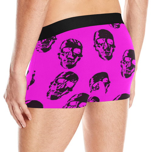 Hot Skulls,hot pink by JamColors Men's All Over Print Boxer Briefs (Model L10)