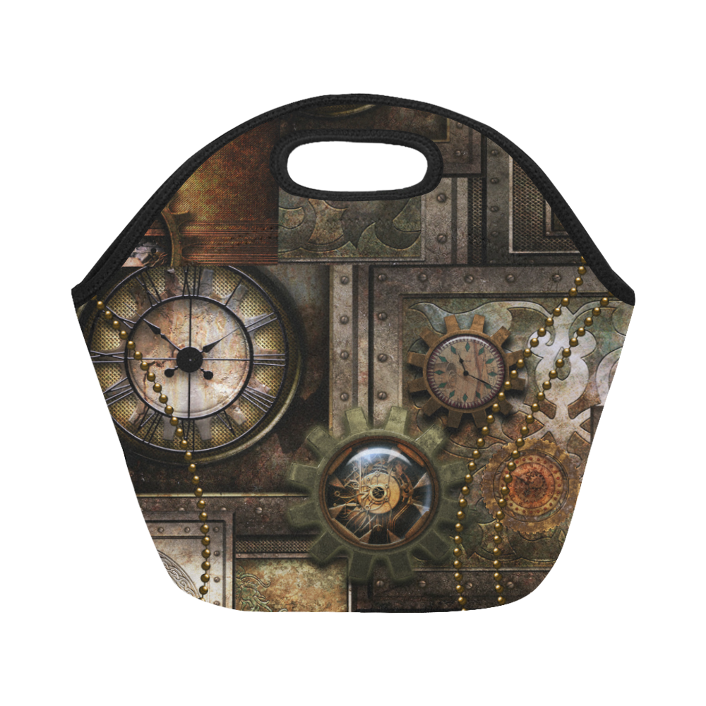 Wonderful steampunk design Neoprene Lunch Bag/Small (Model 1669)