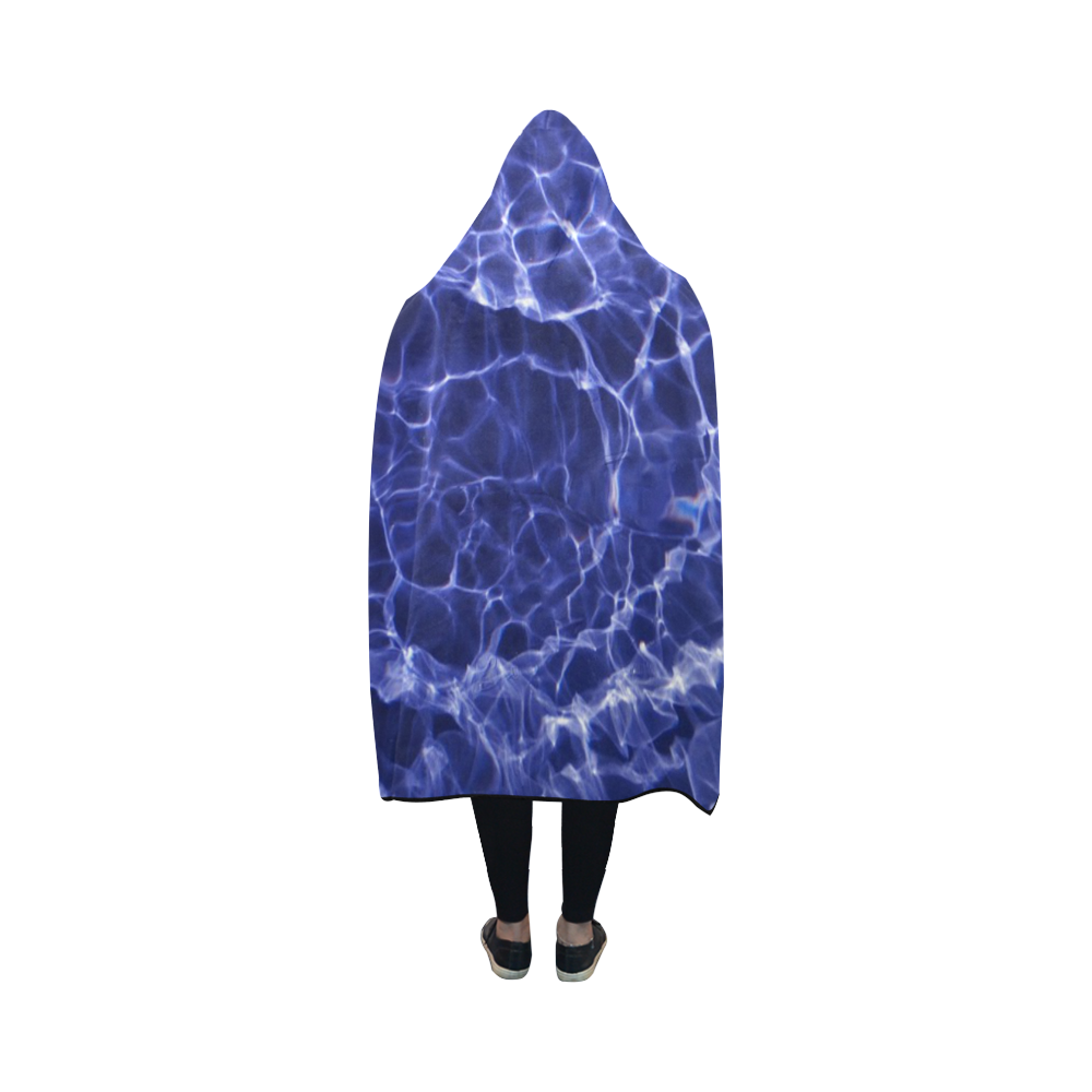 Rattled Water Hooded Blanket 50''x40''