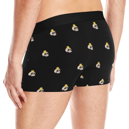 halloween - skull with candle pattern Men's All Over Print Boxer Briefs (Model L10)