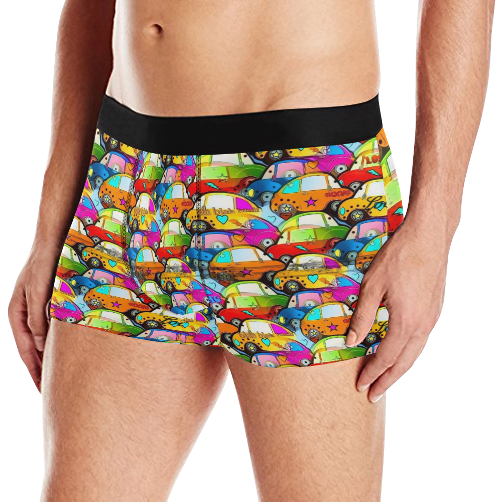 Cars Popart by Nico Bielow Men's All Over Print Boxer Briefs (Model L10)
