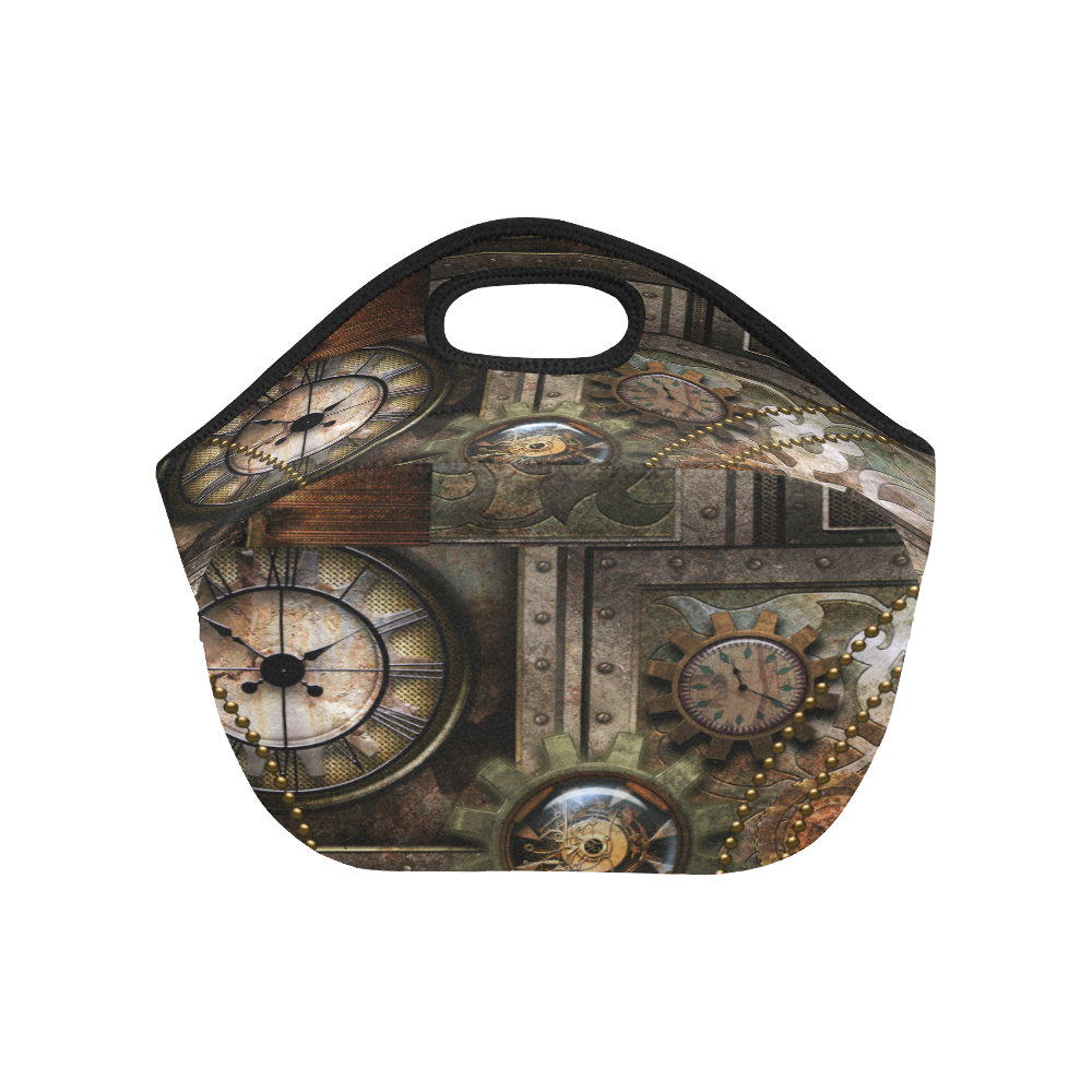 Wonderful steampunk design Neoprene Lunch Bag/Small (Model 1669)
