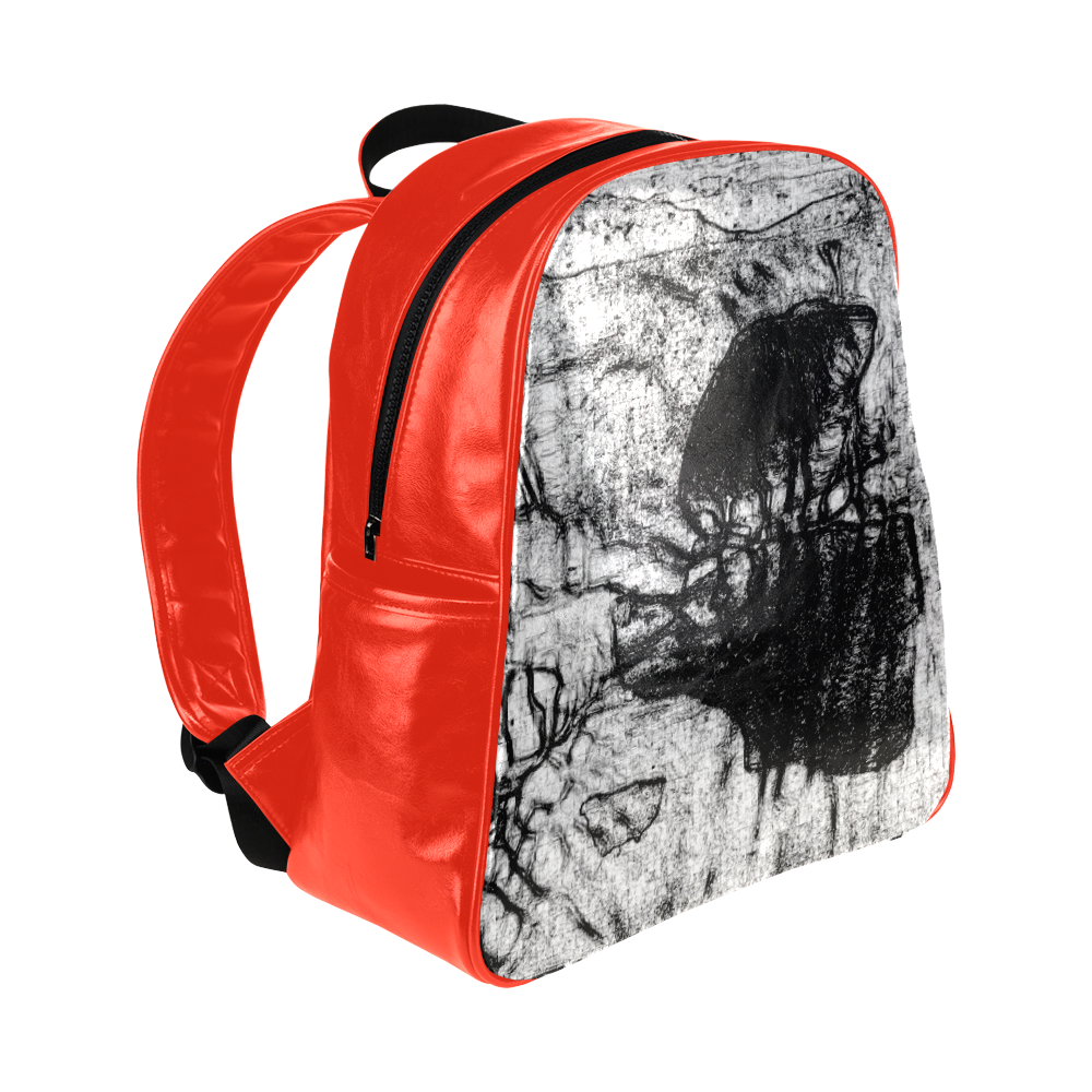 Red River B & W Multi-Pockets Backpack (Model 1636)
