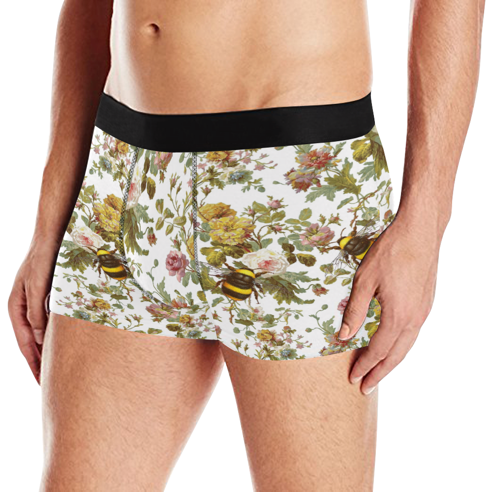 Early Morning Bees Men's All Over Print Boxer Briefs (Model L10)