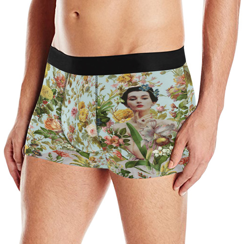 Flowers Abound Men's All Over Print Boxer Briefs (Model L10)