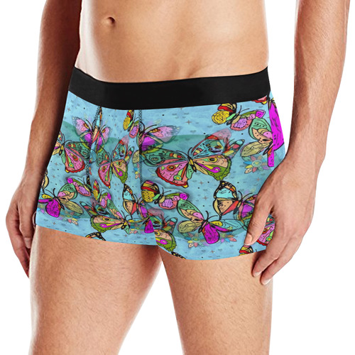 Butterfly Popart by Nico Bielow Men's All Over Print Boxer Briefs (Model L10)