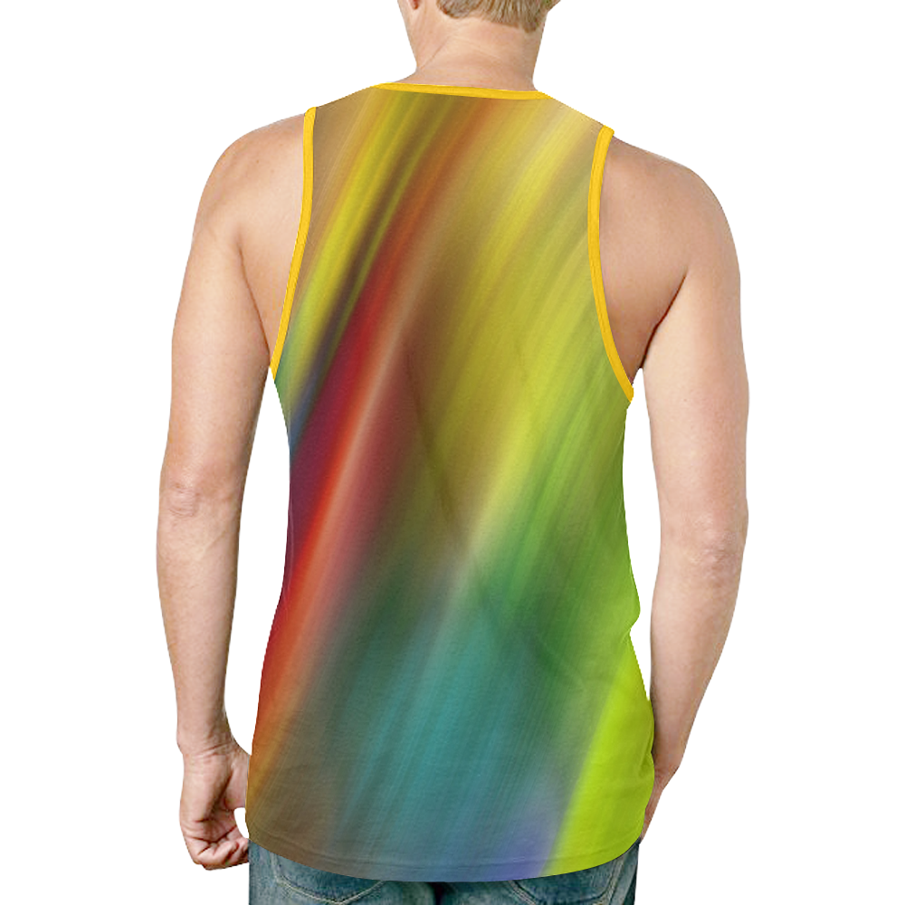Colors Strips by Artdream New All Over Print Tank Top for Men (Model T46)
