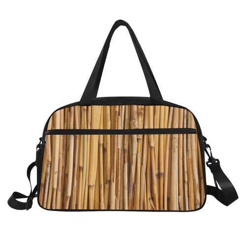 Travel Weekend Overnight Bag Bamboo Fence by Tell3People Fitness Handbag (Model 1671)