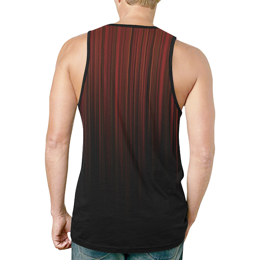 Red Linie by Artdream New All Over Print Tank Top for Men (Model T46)