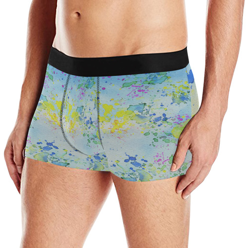 Watercolors splashes Men's All Over Print Boxer Briefs (Model L10)