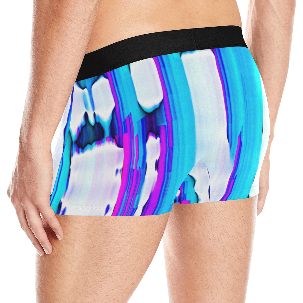 Blue watercolors Men's All Over Print Boxer Briefs (Model L10)