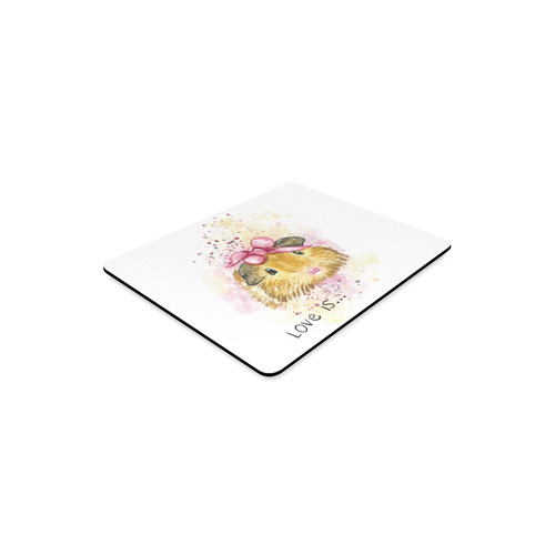 Love is... a Guinea Pig Rectangle Mousepad