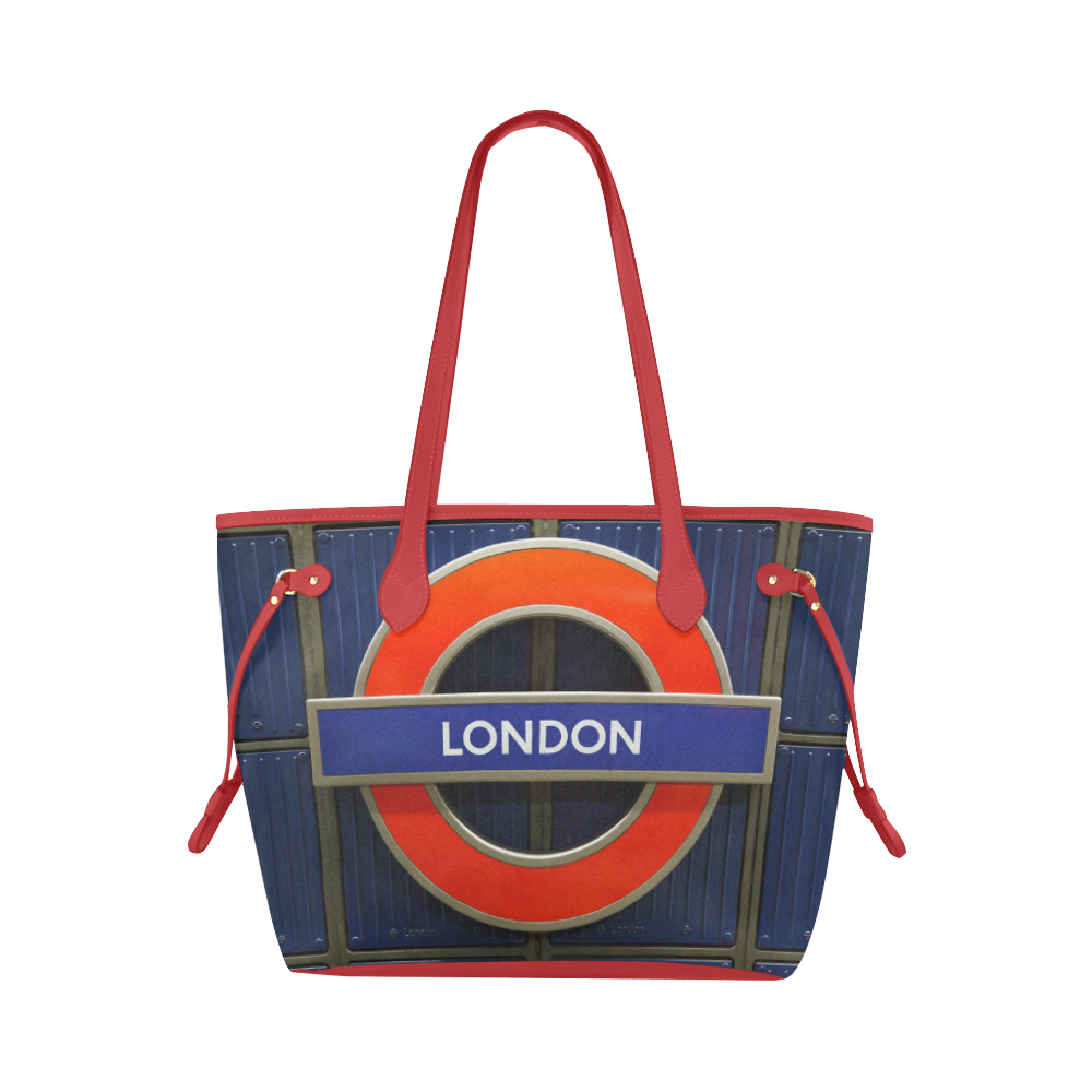 Tote Travel Bag Handbag Tote Bag London by Tell3People Clover Canvas Tote Bag (Model 1661)
