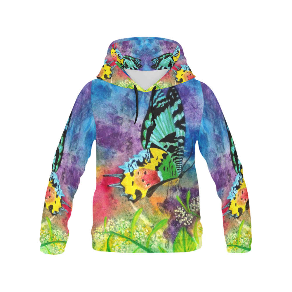 Madagascar Splash Profile OVERSIZED Hoodie All Over Print Hoodie for Men/Large Size (USA Size) (Model H13)